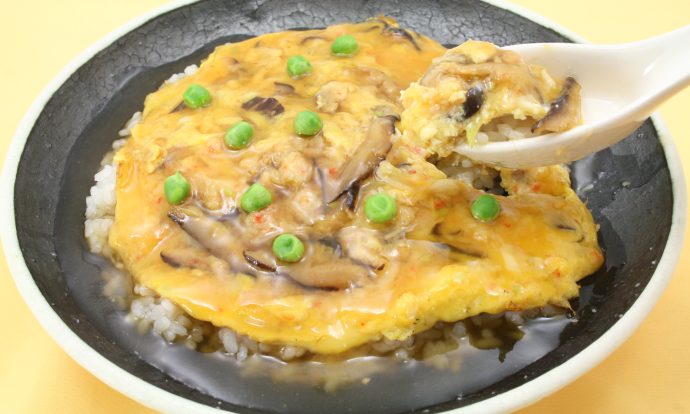 かに玉丼