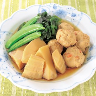 肉団子とわかめの煮物