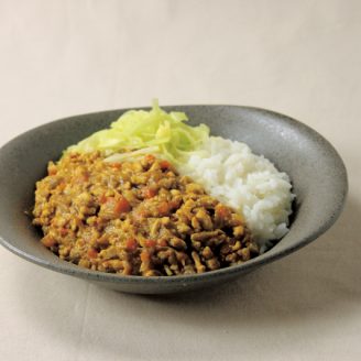 鶏ミンチのヘルシーキーマカレー