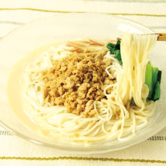 豆乳坦々そうめん