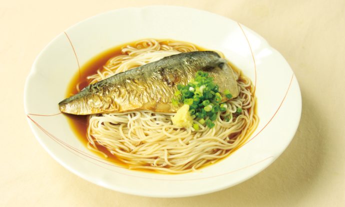 焼き鯖そうめん