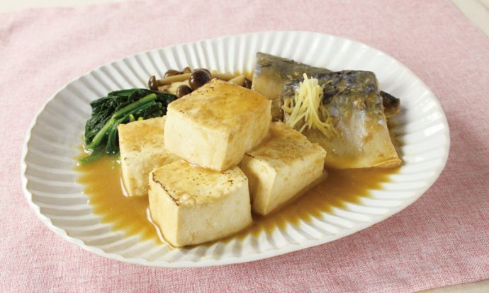 甘塩さばで簡単！さばみそ豆腐