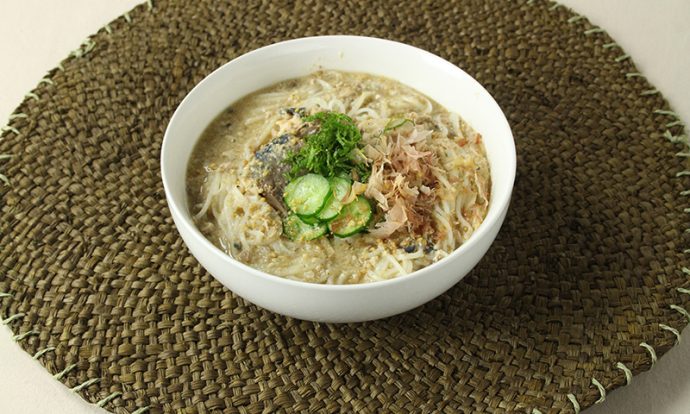 さば缶冷や汁そうめん