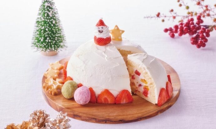 クリスマスドームケーキ